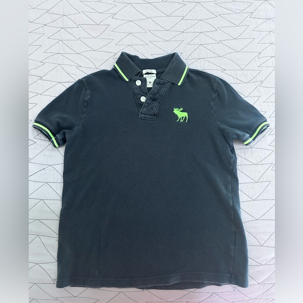 Abercrombie & Fitch kids boys polo shirt size medium